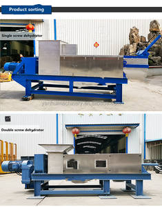 Nuevo prensador de equipos de eliminación de residuos de pollo con componentes de núcleo PLC de trituradora - Product Image 4