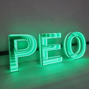 Prezzo di fabbrica nuova tendenza Infinity <span class=keywords><strong>lettere</strong></span> specchio led segno al neon magico infinito specchio <span class=keywords><strong>lettere</strong></span> luminose per custom led neon - Product Image 3