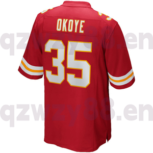 Camisetas de Fútbol Americano Transpirables para Hombre, Talla Grande, Rojas, Edición Limitada VP de EE. UU. 15/Patrick Mahomes 9/JuJu Smith-<span class=keywords><strong>Schuster</strong></span> 87/Kelce - Product Image 3
