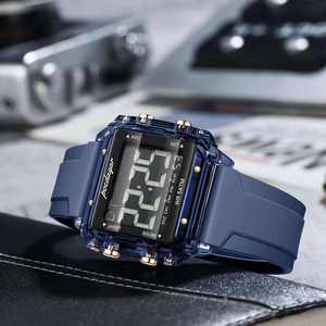 Poedagar E123 New Fashion Men Digital Sports Watch LED Display 50M Waterproof Multifunction <b>Electronic</b> Wristwatch Silicone Reloj - Product Image 2
