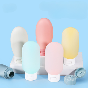 Set de viaje para rellenar botellas, botella portátil para champú, botella para loción con tapa abatible, estilo nórdico - Product Image 2