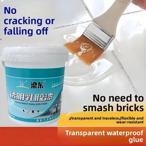 Transparent Waterproof Acrylic Durable <b>Liquid</b> Exterior Wall & Roof Leak Repair Sealant with 5-Year Warranty for Floor Ceiling - Product Image 6