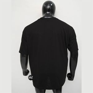Camiseta básica de alta calidad para hombre, logotipo personalizado, Color sólido, transpirable, teñido liso, serigrafiado, Camiseta básica en blanco - Product Image 5