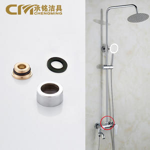 Tuerca de barra elevadora para ducha Chengming, cromada, con rosca interna de 6 puntos, para cabezal de ducha y piezas de reparación de grifos - Product Image 1