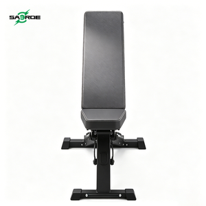 SAERDE Compact Foldable Commercial Weight Bench for <b>Dumbbell</b> Home Gym Adjustable Incline Decline and Flat Bench Press - Product Image 3