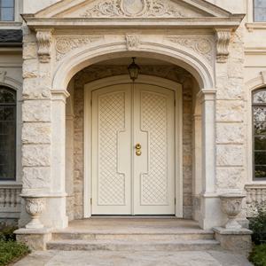 Porte d'entrée double sécurité de luxe moderne, porte d'entrée en acier antivol de haute qualité pour villa, extérieur de maison - Product Image 6