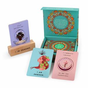 Cartes d'affirmation personnalisées imprimées avec messages positifs et support – Prix de gros - Product Image 3