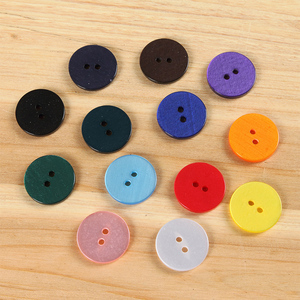 Bán Buôn Tùy Chỉnh Thực hiện Hai Lỗ Hình Tròn Fisheye Nhựa Ngọc Trai Trong Suốt Áo Sơ Mi Trắng Nút Cho Phía Trước Cuff - Product Image 3