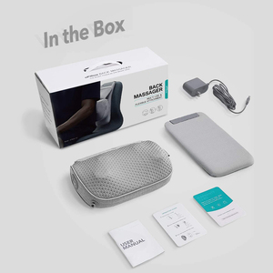 Almohada <span class=keywords><strong>de</strong></span> Masaje Shiatsu Inteligente con Calor, Portátil, para Coche <span class=keywords><strong>y</strong></span> Hogar, para Aliviar el <span class=keywords><strong>Dolor</strong></span> <span class=keywords><strong>de</strong></span> Cuello, Hombros, Espalda, Abdomen <span class=keywords><strong>y</strong></span> <span class=keywords><strong>Piernas</strong></span> - Product Image 6