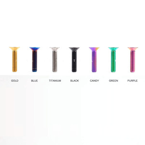 בורג מכונת אלומיניום מותאמת אישית עם שקע משושה ראש שטוח לסיים רגיל מוטוע מנוגד anodized תוצרת סין - Product Image 5