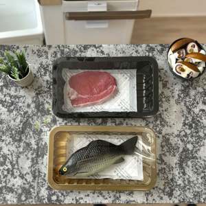 Offre Spéciale : Tampons absorbants antidérapants jetables pour viande, pratiques, en non-tissé, pour la conservation des aliments frais, produits d'emballage et d'impression ménagers - Product Image 1