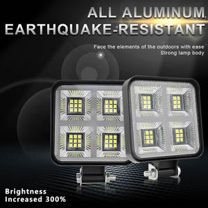 Precio de Fábrica, Foco de Trabajo Todoterreno Cuadrado de 4 Pulgadas, 29 SMD, 12V, 20W, 2000 Lúmenes, 6500K, Impermeable IP68, para Jeeps, ATVs, SUVs y Automóviles - Product Image 5
