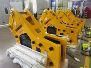 เบรกเกอร์ไฮดรอลิกด้านข้าง SB81เหมาะสำหรับรถขุดขนาดใหญ่พร้อมท่อสิ่วอะไหล่ฯลฯ - Product Image 2