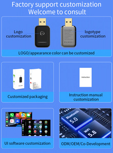 Adaptateur USB intelligent sans fil 2-en-1 CarPlay et Android Auto, prêt à l'emploi, état neuf, original, garantie 1 an - Product Image 5