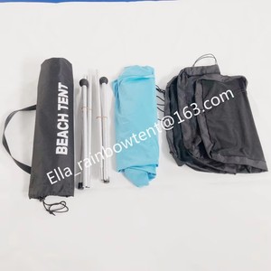 Poteau <span class=keywords><strong>de</strong></span> tente en aluminium léger avec crochets à clip pour remplacer les auvents <span class=keywords><strong>de</strong></span> camping rétractables adaptés aux aventures en plein air - Product Image 6