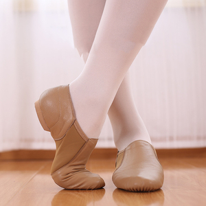 Chaussures de danse jazz en tissu élastique de danse latine chaussures d'entraînement pour enfants - Product Image 3