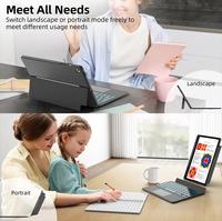 Casing Keyboard Magnetik Nirkabel OnePlus Pad 3 13,2 Inci dengan Rotasi 360 Derajat dan Touchpad Backlit RGB 7 Warna