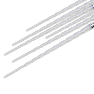 Pinceau à ongles à manche spiralé irisé, pinceau liner angulaire plat dentelé pour le gel et la sculpture de cristaux - Product Image 3
