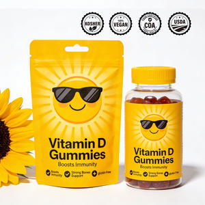 Gomitas de Vitamina D, Colecalciferol de Alta Pureza, Formulaciones Personalizadas, Fabricación de Marca Privada, OEM, COA, GMP, ISO, Certificación Orgánica - Product Image 1