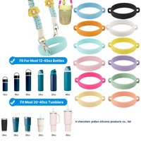 Anneau de suspension en silicone ZT pour gobelet d'eau, poignée portable avec cordon élastique, accessoires de bar jetables certifiés pour l'exportation