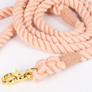 Produsen Cina Banyak Warna Tahan Lama Lembut Katun Tali Lilit Anjing Timah Grosir Tali Anjing Kepang - Product Image 3