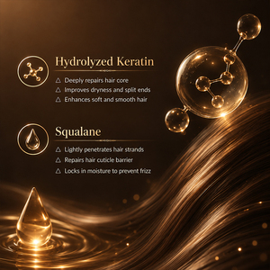 KORMESIC Masque Capillaire Lissant Sans Vapeur Certifié Bpom 1000ml Hydratant Réparateur Cheveux Abîmés Soyeux Anti-Frisottis HALAL Naturel - Product Image 4