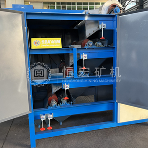 Điện áp cao Bốn Con lăn từ & tách tĩnh điện cho sắt thiếc <span class=keywords><strong>silica</strong></span> cát với động cơ bơm 380V 1-2 TPH Công suất - Product Image 6