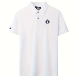 Venta al por mayor de los hombres de verano <span class=keywords><strong>camisa</strong></span> de solapa cómodo de secado rápido transpirable de negocios Casual moda <span class=keywords><strong>Polo</strong></span> Camiseta de manga corta - Product Image 4
