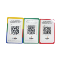 SHUZHI Programmierbare NFC-Plastikkarte mit QR-Code zum Antippen, Offsetdruck 213/215/216, Geschäftskarten mit Google-Bewertungen und Social-Media-Integration