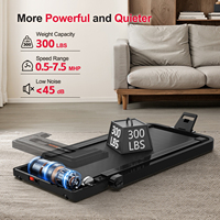Tapis roulant électrique pliable 2-en-1 multi-niveaux robuste avec moteur 2.0HP et écran LED, prix usine, importation chinoise Kreeda