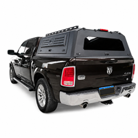 Auvent en aluminium pour Ford Ranger double cabine 4x4 avec fenêtres coulissantes et portes latérales verrouillables