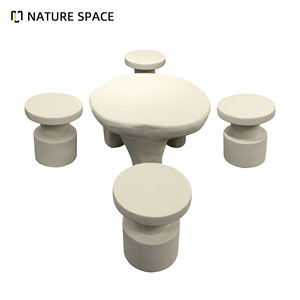 공원 장식 좌석 야외 홈 장식 정원 광장 쇼핑몰 공원 공공 장소 휴식 테이블과 의자 - Product Image 1