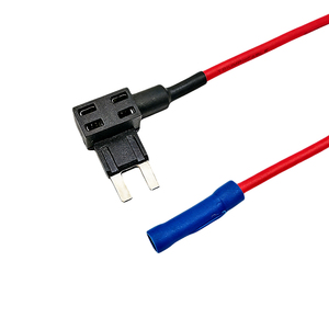 블레이드 퓨즈 탭 홀더 어댑터 4가지 유형 제공: 표준, 미니, 마이크로2, 로우 프로파일16 AWG 2핀 와이어 하네스 - Product Image 2