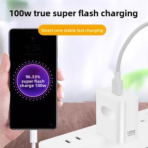 Câble USB-C/USB-A 100W prenant en charge la charge rapide <span class=keywords><strong>SuperDart</strong></span> Flash Charge pour <span class=keywords><strong>Realme</strong></span> GT5 Pro, conducteur en cuivre pur, thermoplastique - Product Image 2