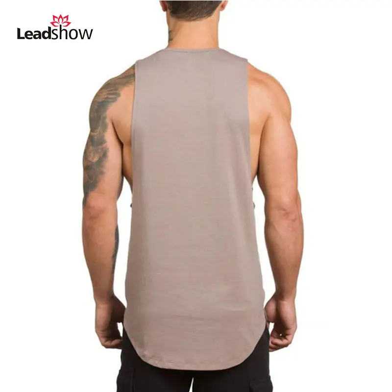 Wholesale Custom Sports Muscle Fit Plain Gym Running Fitness Mens Tank Top