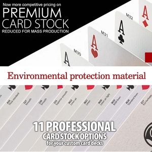 Naipes <span class=keywords><strong>de</strong></span> Póker <span class=keywords><strong>de</strong></span> Plástico PVC Personalizados con Impresión a Doble Cara, Negros <span class=keywords><strong>de</strong></span> Lujo, Lavables, <span class=keywords><strong>para</strong></span> Reuniones Sociales y Fiestas - Product Image 4