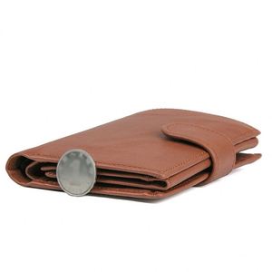 Portefeuille en cuir véritable pour homme, porte-cartes de visite, sac à monnaie, porte-monnaie à fermeture éclair, anti-vol RFID, pour homme, tendance 2024 - Product Image 6