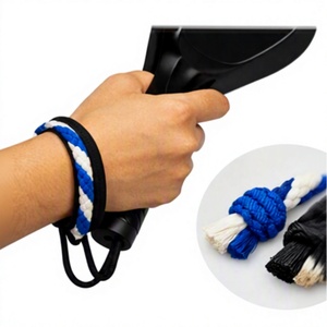 Correa de Muñeca Ajustable de Nailon Trenzado, Multicolor, Duradera, Protectora para Ejercicio, Cordón Universal para Raqueta de Pádel - Product Image 2