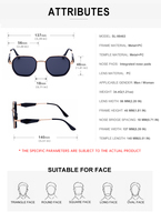 Lunettes de soleil KAJILA en gros, mode fantaisie, logo personnalisé, monture en métal polygonale, protection UV400, lunettes de soleil pour hommes