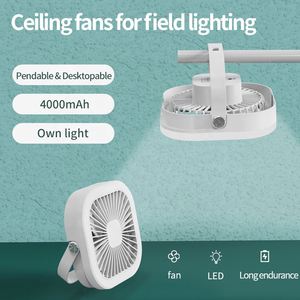 Portable Pocket <b>Usb</b> <b>Mini</b> Handheld Ceiling With Night Light Table Summer Rechargeable Battery Camping <b>Fan</b> - Product Image 5