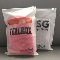 Kemasan Kantong Plastik Cellophane Kustom, Kantong Plastik OPP Transparan dengan Peringatan Pencegahan Tersedak