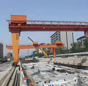 Grúa pórtico monoviga tipo L de alta calidad con control de cabina, de 5, 10, 15, 35 y 50 toneladas, precio para elevación de materiales - Product Image 1