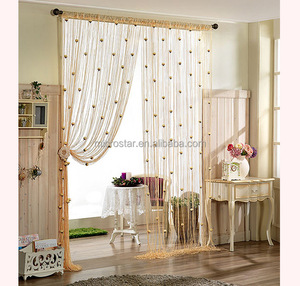 <span class=keywords><strong>Rideau</strong></span> décoratif <span class=keywords><strong>à</strong></span> <span class=keywords><strong>franges</strong></span> pour porte avec panneau mural floral, séparateur de pièce, écran <span class=keywords><strong>à</strong></span> pompons, décorations pour la maison - Product Image 3