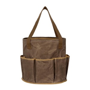 Waterproof Barrel Bag Softback Open <b>Top</b> With Pockets For Gardening <b>Tools</b> Unisex Capacity Below 21 Litre Minimalist Style - Product Image 1