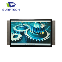 10 15 17 12 19 pouces écran industriel moniteur à écran LCD VGA HDMI USB écran tactile capacitif moniteur d'installation intégré