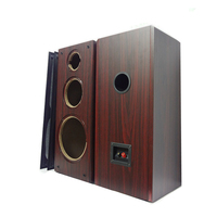 Boîtier de haut-parleur en bois de 8 pouces pour étagère, vide, pour DIY, OEM ODM, coque de haut-parleur en bois