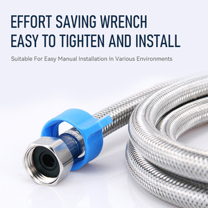 Ống dẫn nước vòi bếp bằng thép không gỉ kiểu dáng hiện đại FANSKI, thiết kế bện mềm dẻo, dùng cho hệ thống ống nước. - Product Image 6