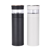 Mug isotherme intelligent en acier inoxydable 316 à isolation sous vide avec affichage LED de la température et filtre à thé – Vente chaude