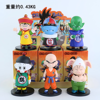 Cajas Sorpresa de Anime Dragon Ball con Son Goku y Vegeta, Caja Misteriosa de Figuras de Acción de PVC, Colección de Juguetes para Niños