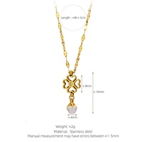 Collar con Logotipo Personalizado del Fabricante, Collar de Acero Inoxidable Resistente al Agua y al Deslustre, Chapado en Oro de 18k con Forma de Corazón para Mujer